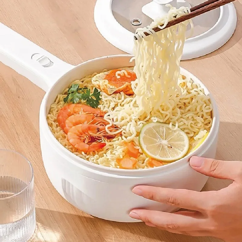 

2.5L Multifunctional Electric Cook Non-stick Electric Frying Pot Hot Pot Noodle Soup Pot Home Electric Cooker Kitchen Tools 220V