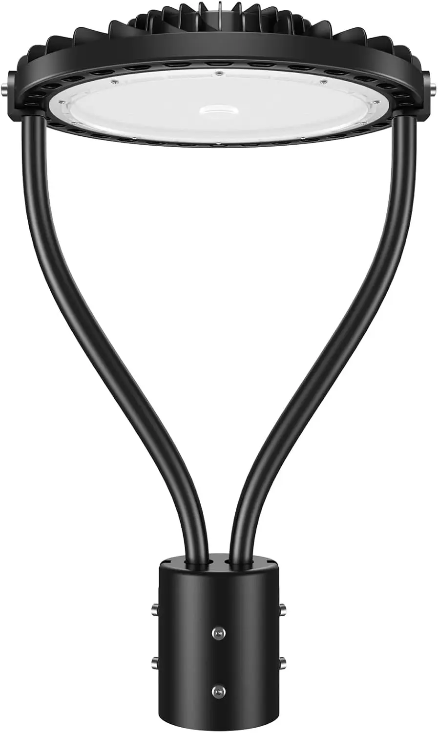 

150W LED Post Top Light, 21000Lm Circular Area Light, 5000K Outdoor Pole Fixture for Garden Street Lighting