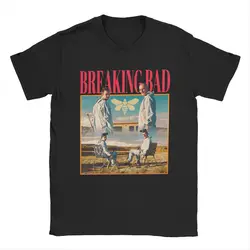 Men's T-Shirt Breaking Bad 90s Style Fashion 100% Cotton Tees Short Sleeve T Shirts Crew Neck Clothing Plus Size