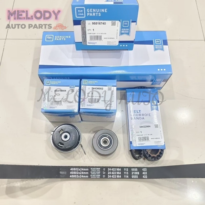 

95516740 55574864 24436052 24422964 Engine Timing Tensioner Belt Kit For GM Aveo Cruze Sonic Pontiac G3