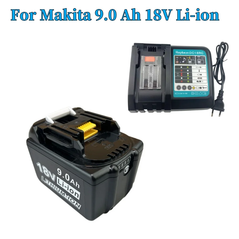 

BL1860 Rechargeable Battery 18 V 9000mAh Lithium ion For Makita 18v Battery BL1840 BL1850 BL1830 BL1860B LXT400