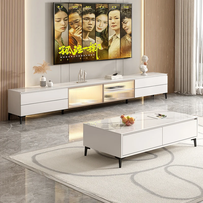 

European Storage Tv Stands Modern Glamour Simple Luxury Living Room Tv Cabinet Elegant Nordic Mueble De Sala Modernos Furniture