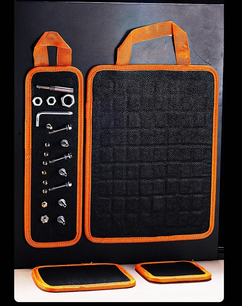 Magnetic Motor Repair Tools Storage Mat Strong Magnet Anti Slip Screw Nut Organizer Tools Holder Pad Portable Tools Holding Mats