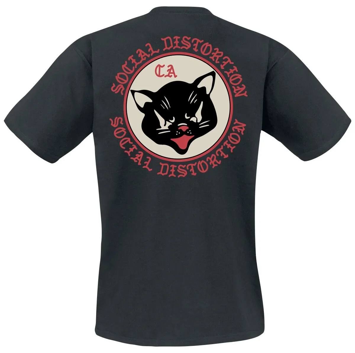 Social Distortion Vintage Skelett Grafik T-Shirt für Männer und Frauen Street Punk Tee – Detail 3