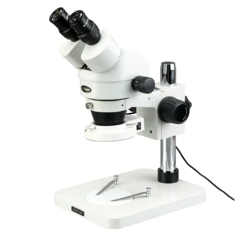 Industrial LED Optical Microscope High Definition 7-50x Professional Grade Trinocular Stereo Microscope Dissecting Mirror