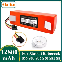 14.4V 6500mAh li-ion Battery Vacuum Cleaner accessories for xiaomi mi SDJQR01RR SDJQR02RR SDJQR03RRE35 Xiaowa C10 E20 E35 Robot