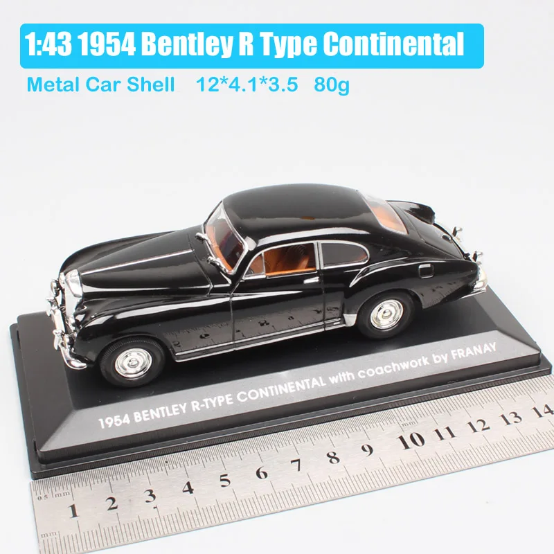 Classic Road Signature 1/43 Scale Luxury 1954 R Type Continental S2 DHC Park Ward Coupe Diecast Car Model Vehicles Toy Souvenir