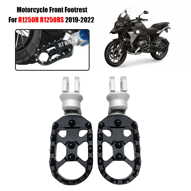 

For BMW R1250R R1250RS Adjustable Front Footrest R1250 R R 1250R R 1250 RS 2019 2020 2021 2022 Foot Peg Rotatable Foot Pegs