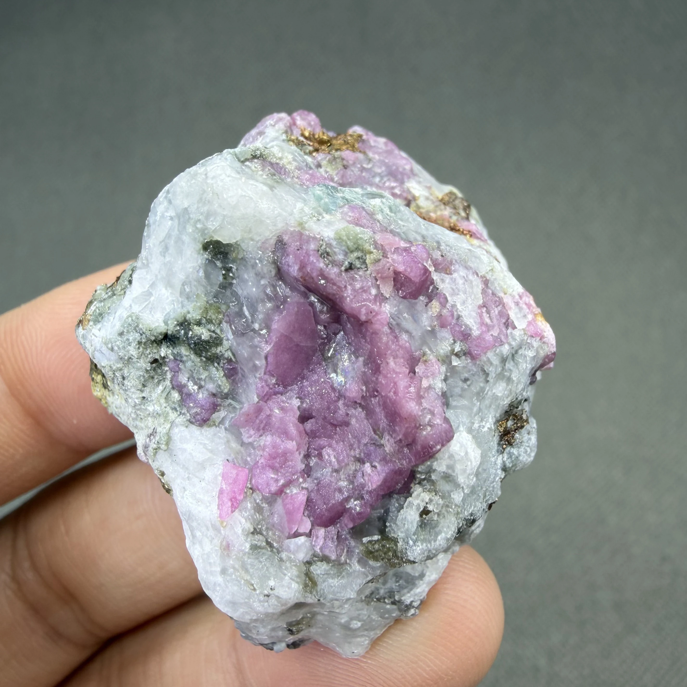 50 g Natural Vivid Red Ruby Crystal Cluster Natural Mineral Home Decor Gift
