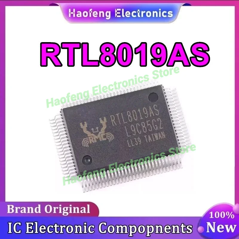 

5 шт. RTL8019AS QFP-100 чип контроллера Ethernet IC новый на складе