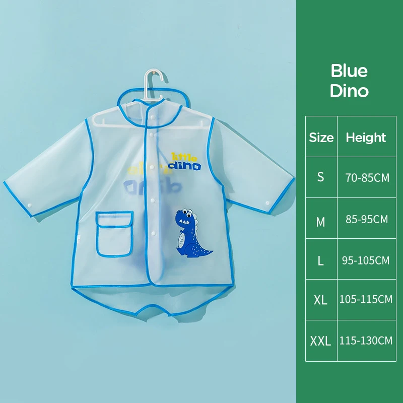 Imperméable pour enfants, Poncho Transparent pour garçons et filles, vêtements de pluie imperméables