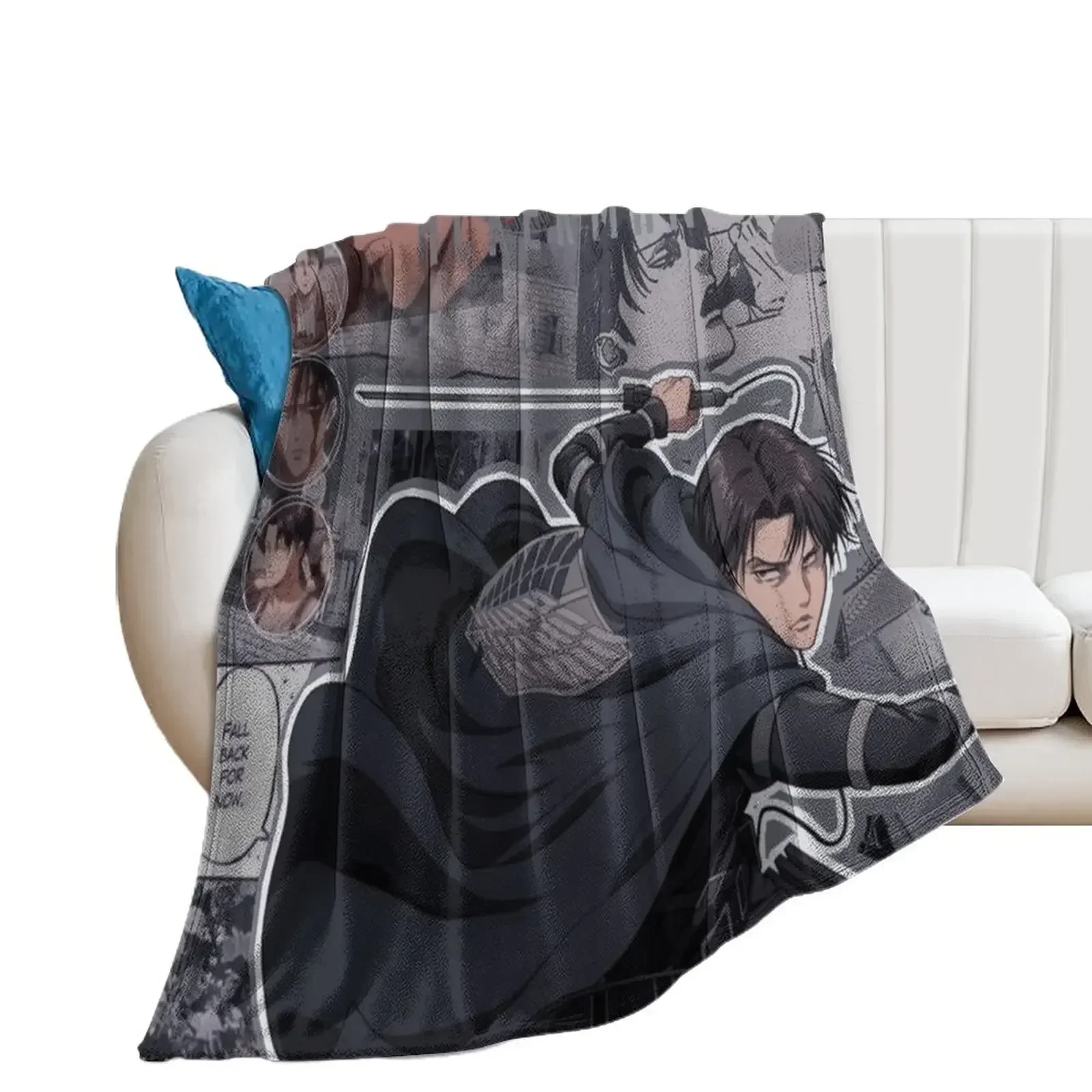 The Midget Aesthetic Throw Blanket Camping cosplay anime Decorative Sofa Hairy Blankets