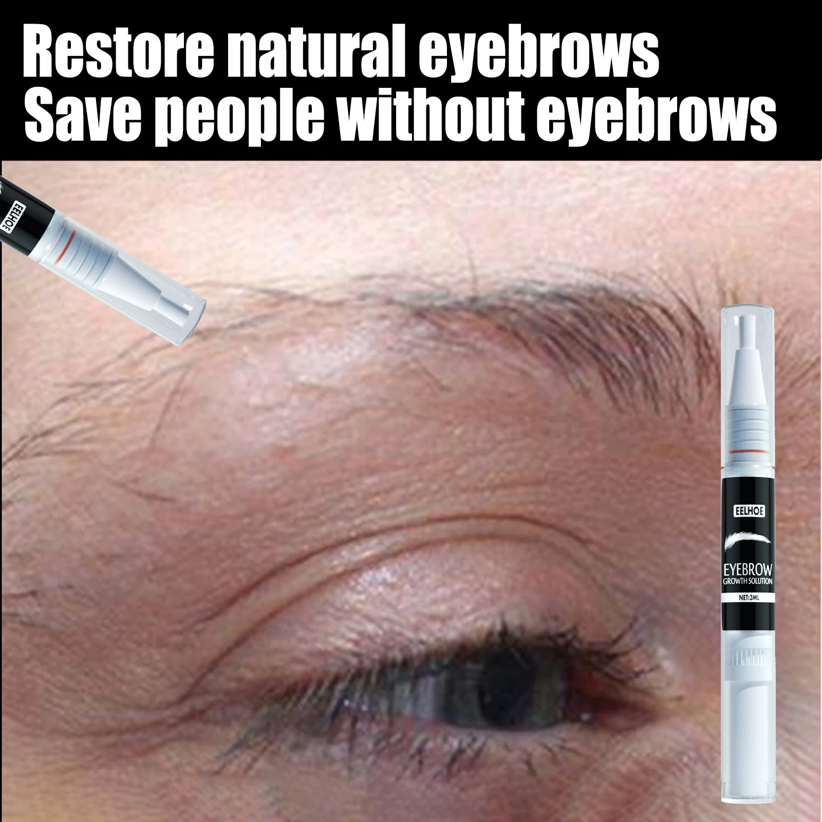 

Fast Eyebrow Growth Serum Eyelash Hair Growth Anti Hairs Loss Product Prevent Baldness Fuller Thicker Lengthening Eyebrow