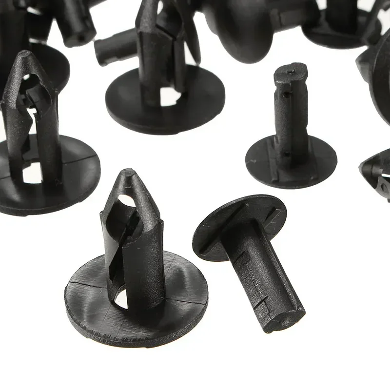 

50x Car Plastic Rivets Kit 8mm ATV UTV Car Shield Push Pin Rivet Retainer Clip For Panel Assortment NEW