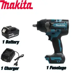 Makita High Torque Brushless Electric Impact Wrench Rechargeable Wrench Cordless For  Battery DTW700