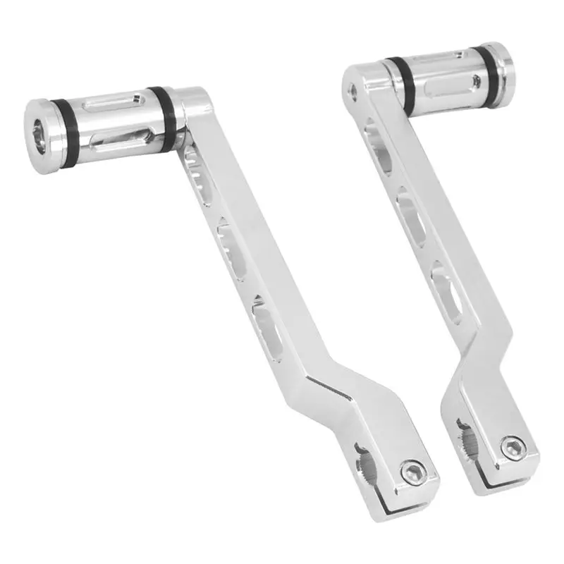 

A03Q-Motorcycle Gear Shift Lever Footpegs Heel Toe Shifter Pedals For Touring Road Glide King Trike Softail