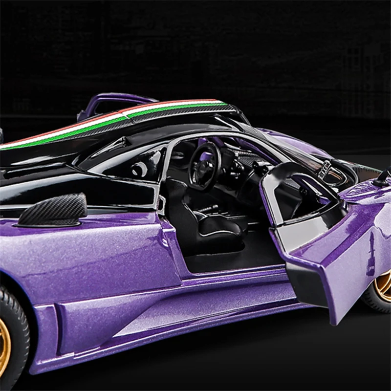 1:32 Pagani Zonda R Revolucion Alloy Sports Car Model Diecasts Metal Racing Car Model Simulation Sound and Light Toys Gifts