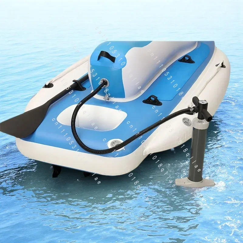 Remote Control Electric Motorized Inflatable Jet Ski Boat Water Floating Motor Boat with Electric Underwater Scooter Water Sport