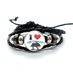 Horror Adventure Game Sally Face Anime Sal Fisher Cute Meme Bracelets Art Multilayer Braided Bracelets Bangles Handmade Jewelry