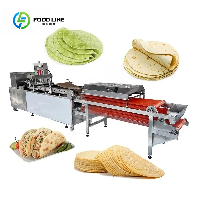 Customized Fully Automatic Jowar Roti Making Machine Compact Flour Corn Mexican Tortilla Making Machine Commercial Use