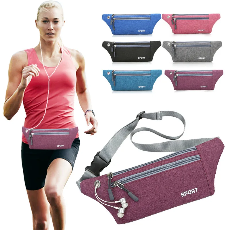 New Wowen Fanny Pack Close-fitting Ultra-thin Waist Bag Business Wallet Outdoor Running Mobile Phone Bags for Women