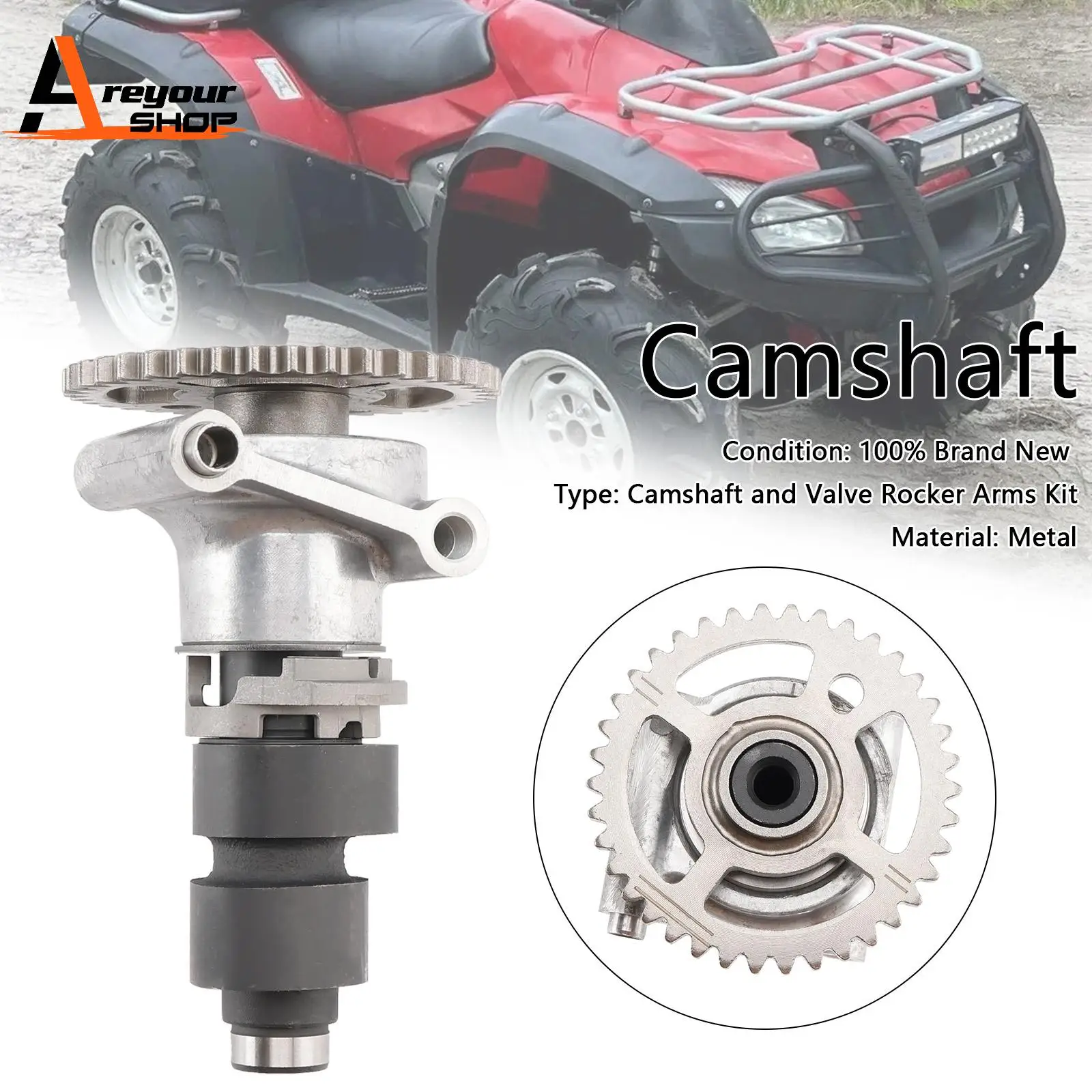 

14100-HN8-B40 Распредвал 14100-HN8-A60 для Honda Fourtrax Rincon TRX680FA 2006-2023