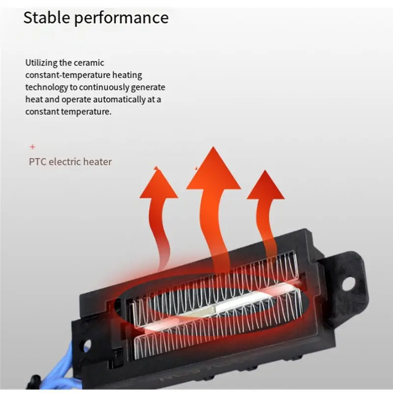 2025 Trend PTC Air Heater 92X31x25mm-Constant Temperature Heating Designed For 12V 24V 48V 110V 220V Systems