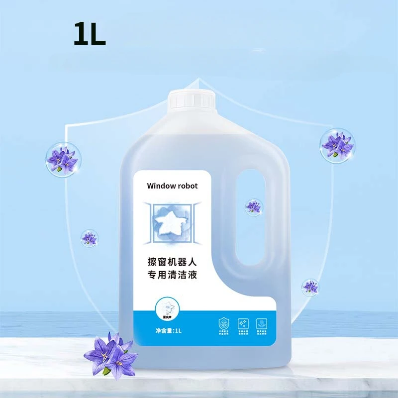 For Ecovacs Window Cleaning Liquid 1L，Window Robot Cleaner Solution,Intelligent Robot Glass Cleaning,Winbot Vacuum Cleaner Parts