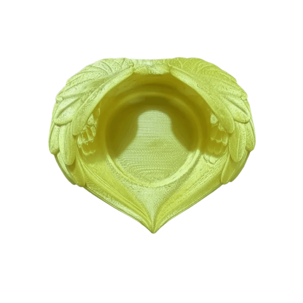 

Plastic 3D Printed Wings Candle Holder Stable Decorative Candlestick Artistic Candlestand Jewelry Display Plate Weddings Dinners