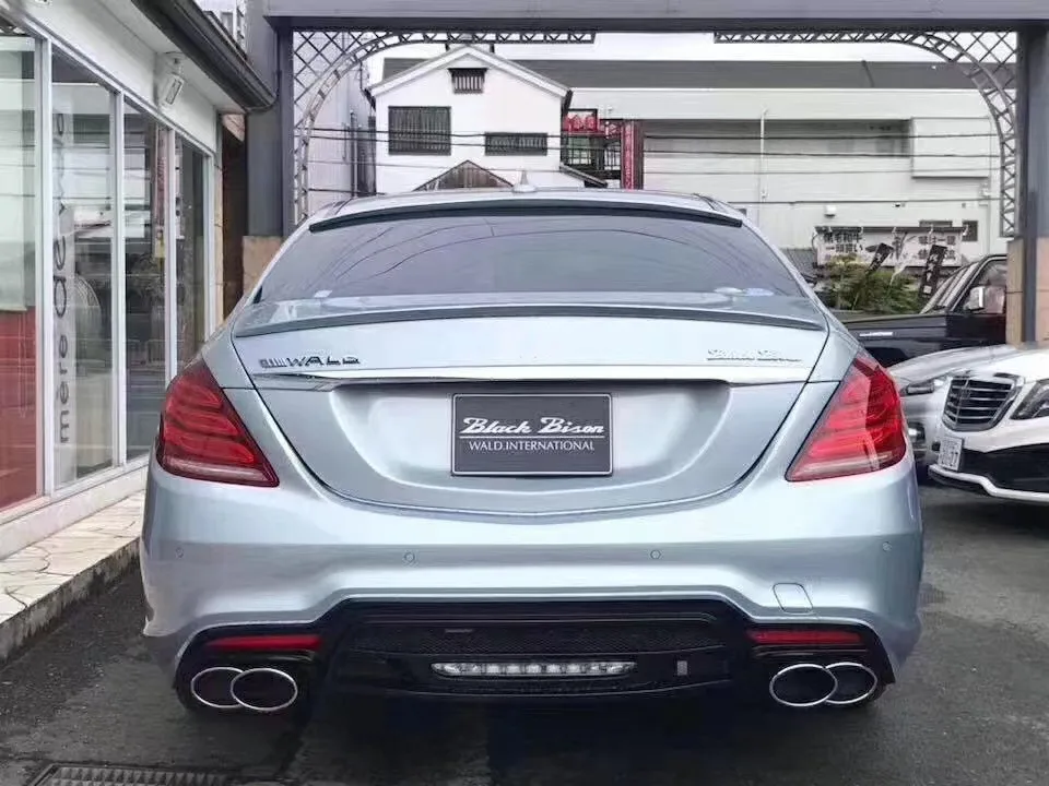 

suitable for Mercedes S Class W222 Body Kit Upgraded WD Style Front and Rear Bumper Spoiler Side Skirt