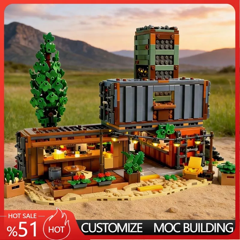 1699 pièces Blocs de construction modulaires personnalisables MOC, thème Ville, Rue, Caisse de transport, Place, Technologie simple, Populaire, DIY, Jouet d'assemblage pour garçons, Cadeau