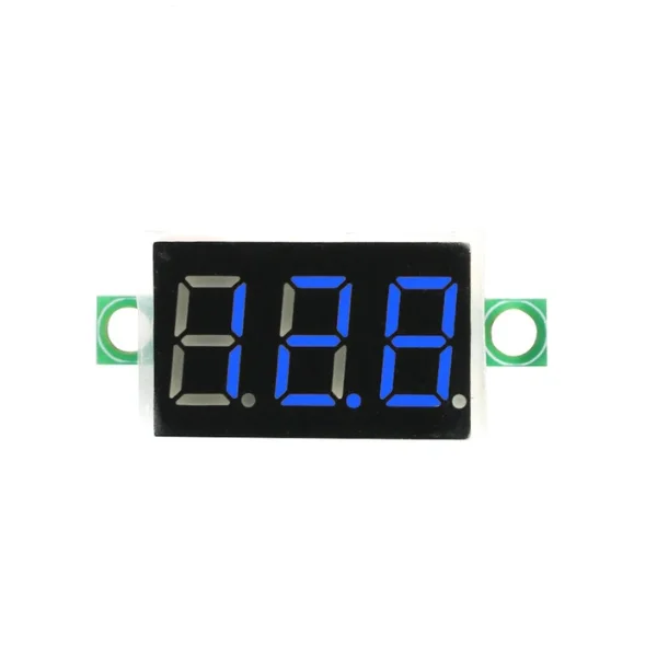 3-Wire Digital Voltmeter 0.36’ LED Digital Voltmeter Module DC 0V-32V with Reverse Connection Protection