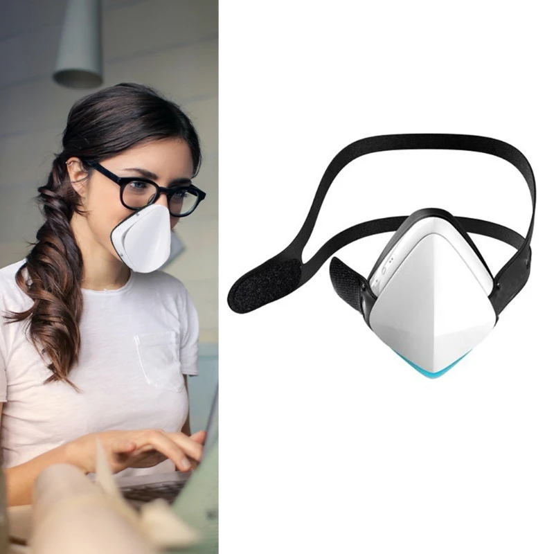 Intelligent Electric Face Mask Rechargeable Anti-Fog Air Purifying Respirator Drop Shipping