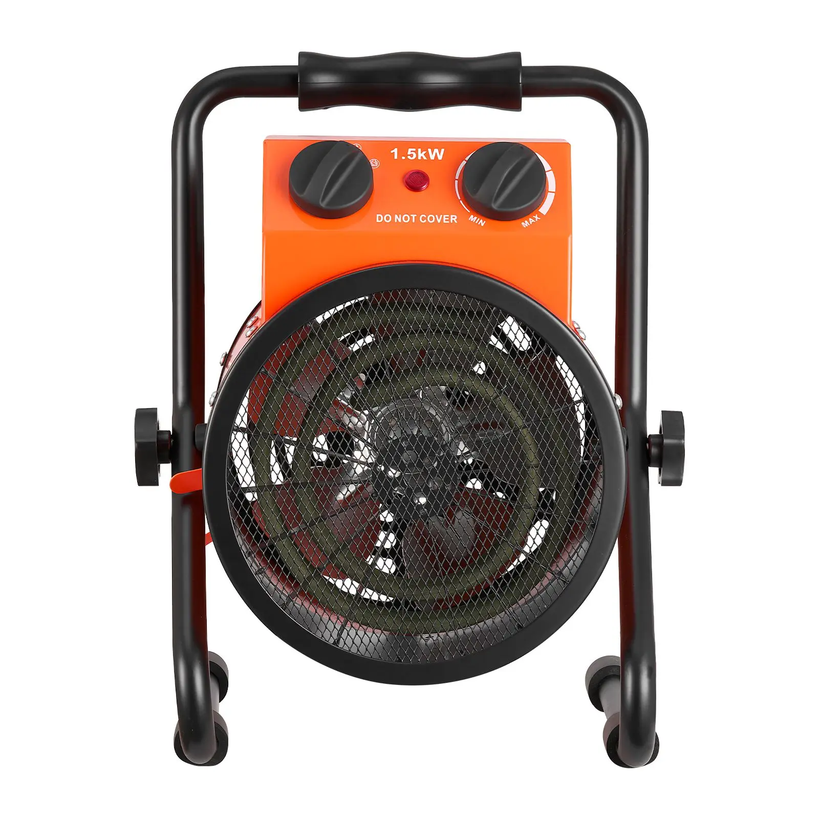 Greenhouse Heater, 1500W Electric Space with Fan & High Heat Modes, IPX4 Protection, 25° Adjustable Angle, Overheat, for Grow