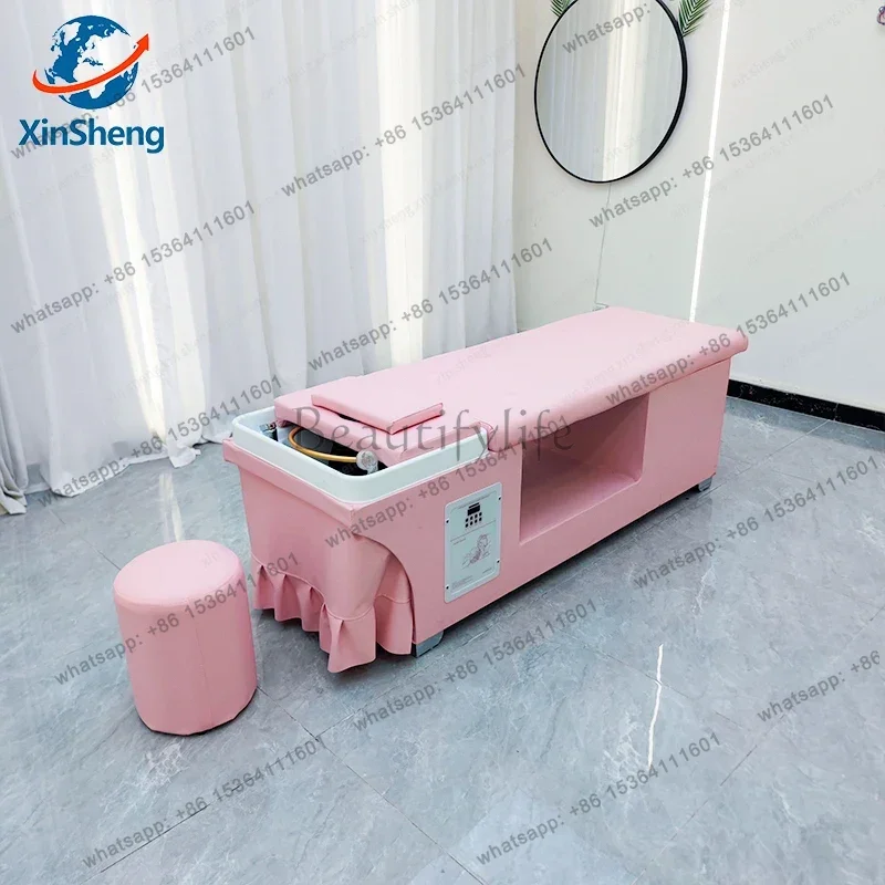 Hair Wash & Head SPA Fumigation Shampoo Bed Beauty Salon Massage Table Massage Beds Barber Shop Commercial Furniture 3