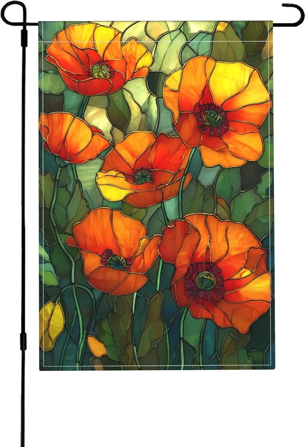 Flower Garden Flag Seasonal Double Sided 12 x 18 Inch Small Yard Flag for Indoor Outdoor Decor Holiday All Seasons DDI GGX