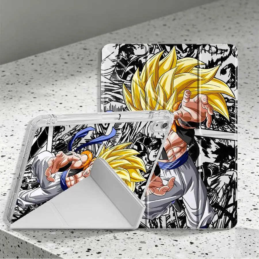 Dragon Ball Super Saiyan 3 Tablet Case For Samsung Galaxy Tab A11 S9 Plus A9 Plus A8 S10 Lite S8 S7 FE With Pen Slot Cover