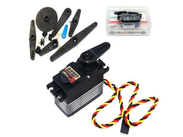Hitec HS-M7990TH 7990 12 bit Digital Programmable Circuit High Voltage, Mega Torque, Magnetic Encoder Ultra Premium 44KG Servo