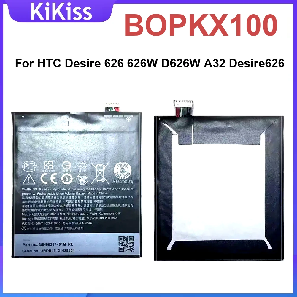 Batería BOPKX100 de 2000Mah para teléfono móvil de repuesto Premium Htc Desire 626 626W D626W A32 Desire626