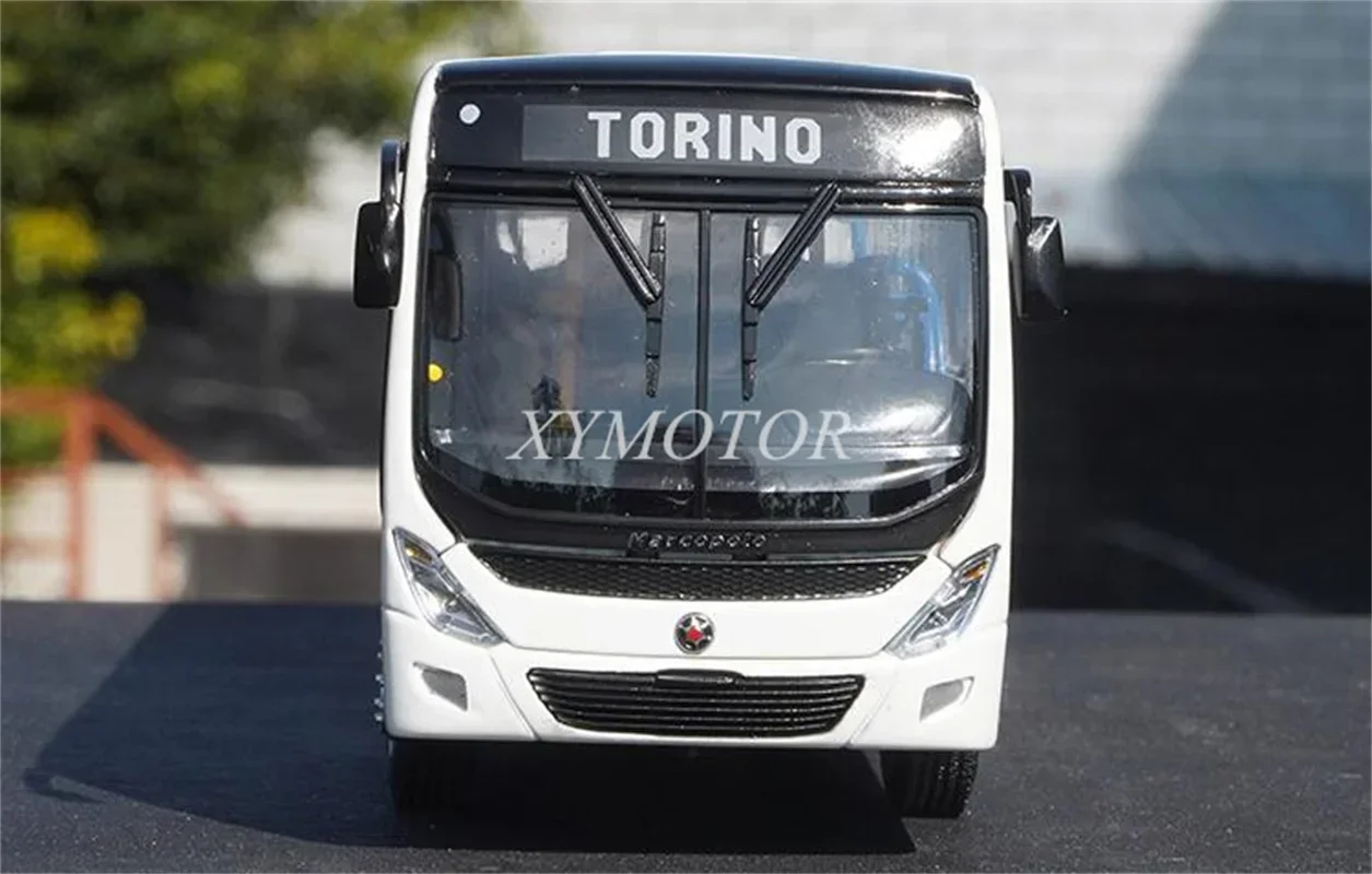 1/42 Marcopolo Torino Three door bus Metal Diecast Model Car Bus Toys Gifts Hobby Display Ornaments Collection