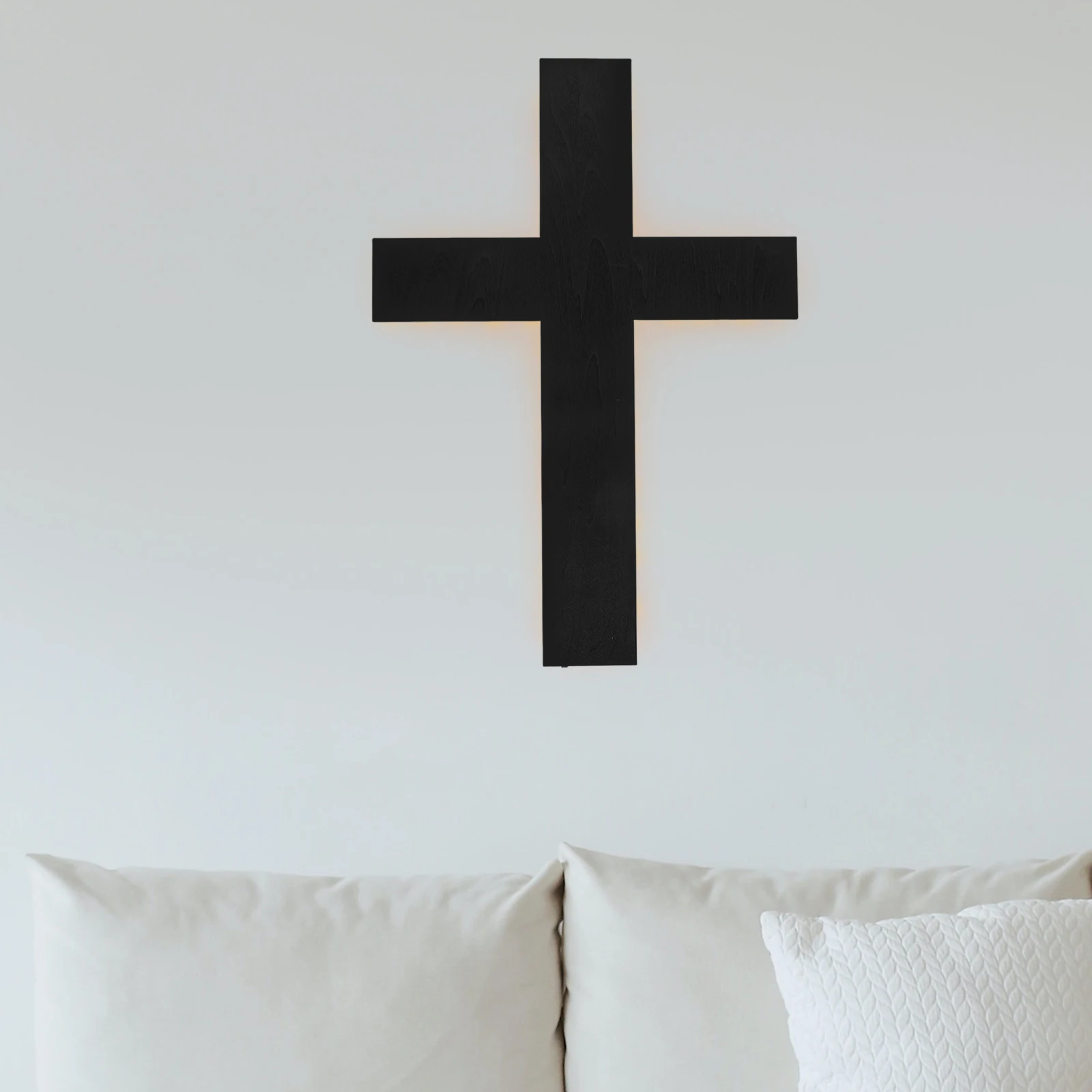 

Night Light Projection Lamp LED Cross Wall Lamp Remote Control Colorful Bedroom Living Room Farmhouse Decor Indoor Lighting