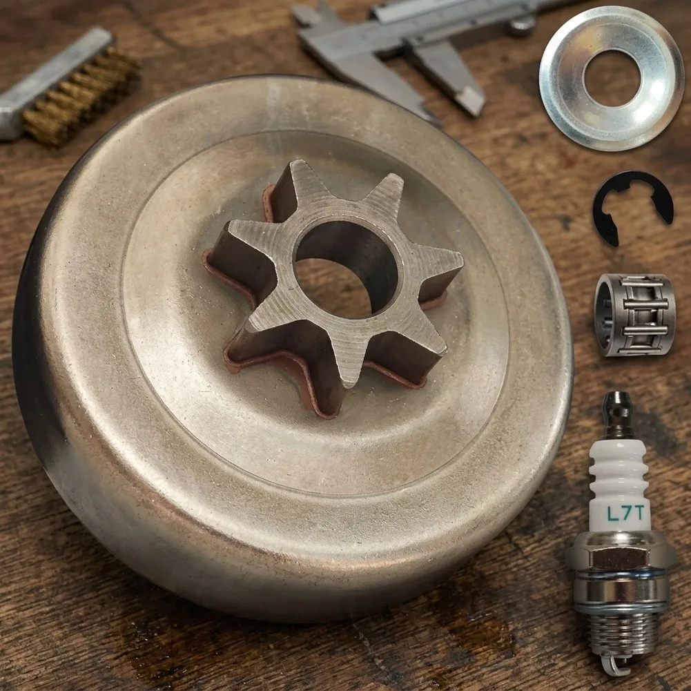 MS261 MS271 MS291 Compatible Clutch Drum Kit .325 For 7T 69mm Diameter Metal Drum Sprocket Set with All Mounting Parts