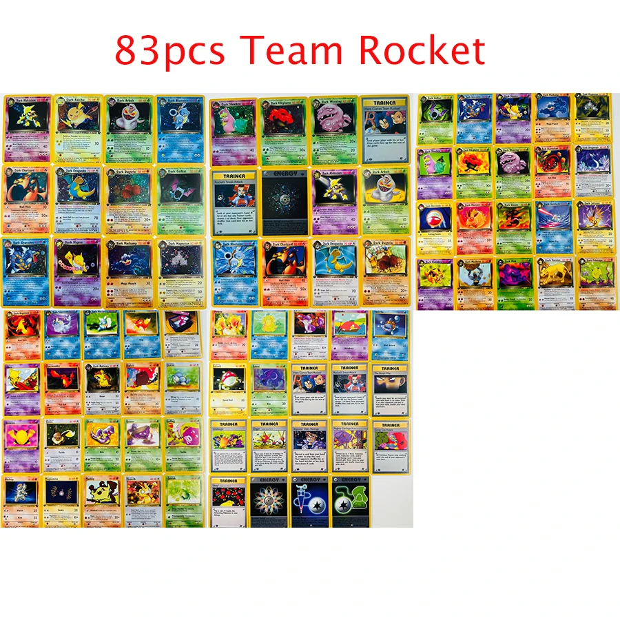 Base Team Rocket Fossil Jungle Neo Gym Toys Hobbies Hobby Collectibles Game Collection Anime Cards image 3