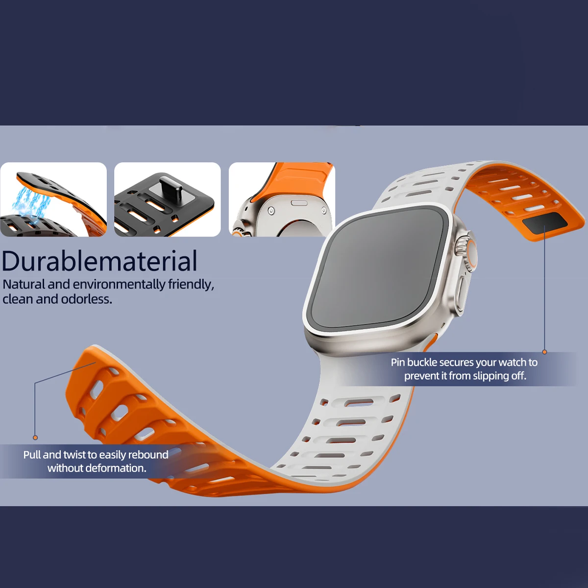 Magnetic Strap For Apple Watch Ultra 49 44mm 45 46 42mm 38 Belt Silicone Bracelet for iWatch Series12 11 10 8 7 6 9 Se 40mm Band