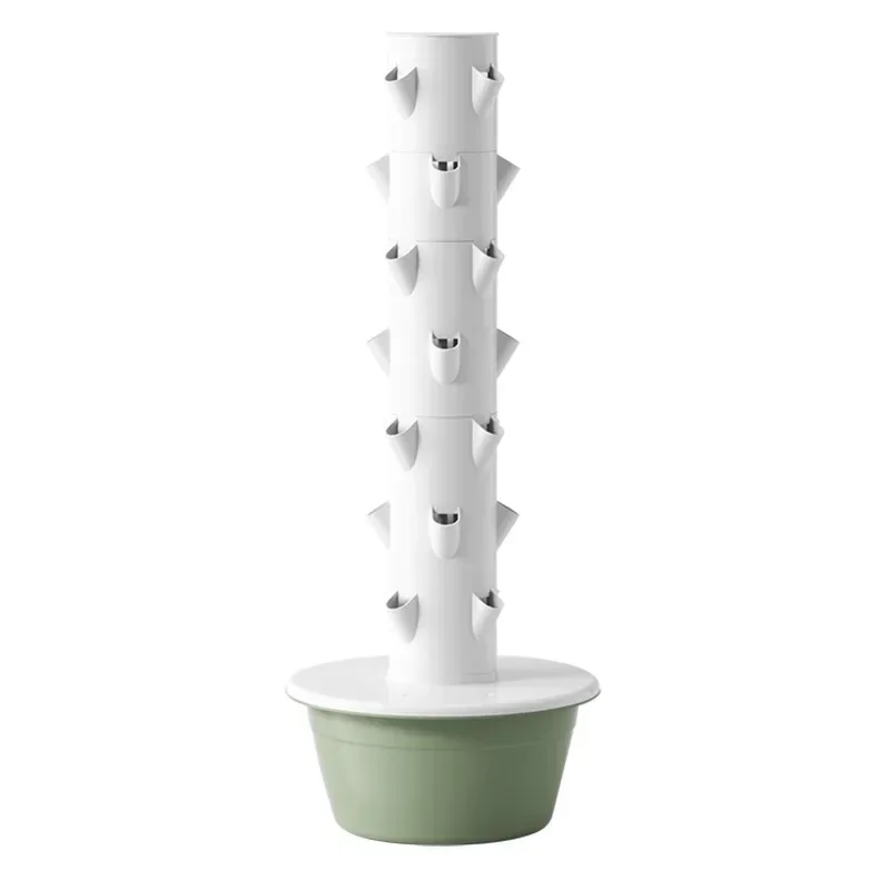 Home Smart Vegetable Planter Vertical Hydroponic Tower Soilless Cultivation Vegetable Planter Aerosol Cultivation Column Pipe