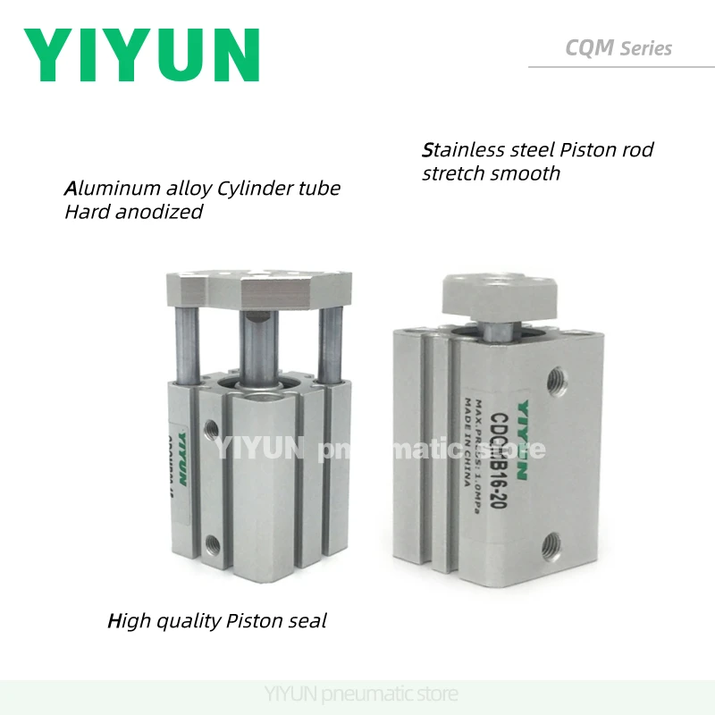 

Компактные цилиндры серии CDQM: CDQMB12, CDQMB16, CDQMB20, CDQMB25, CDQMB32 - 5 мм, 10 мм, 15 мм, 20 мм, 25 мм, 30 мм, 35 мм, 40 мм, 50 мм, 75 мм, 100 мм