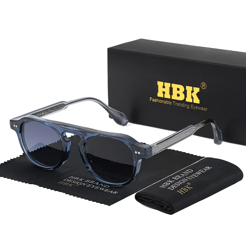 

HBK Fashion Classic Sunglasses for Men Core Insert Leg Integrated Sun Glasses Women Travel Party Business Festival Gift Eyewear