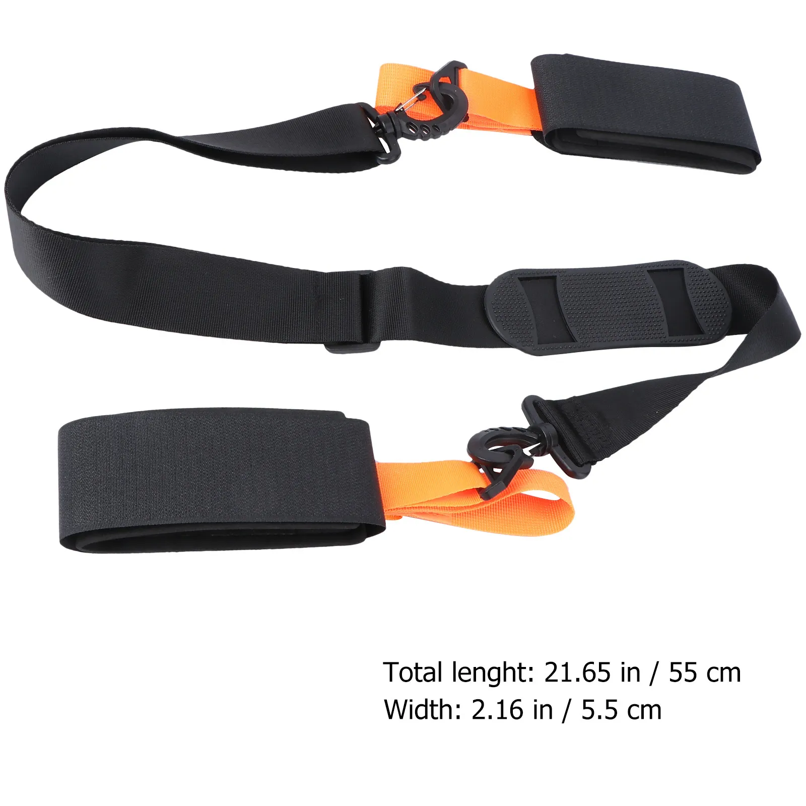 Ski Shoulder Strap Adjustable System for Skis Poles Prevent Back Strain Strong Hook Loop Fastening Snowboard Carry view 3