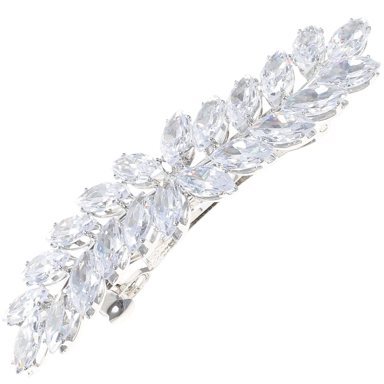 

Роскошная заколка для волос со стразами, украшение из искусственного циркония и сплава для свадьбы, дня рождения, вечеринки, заколки для волос для девочек и женщин