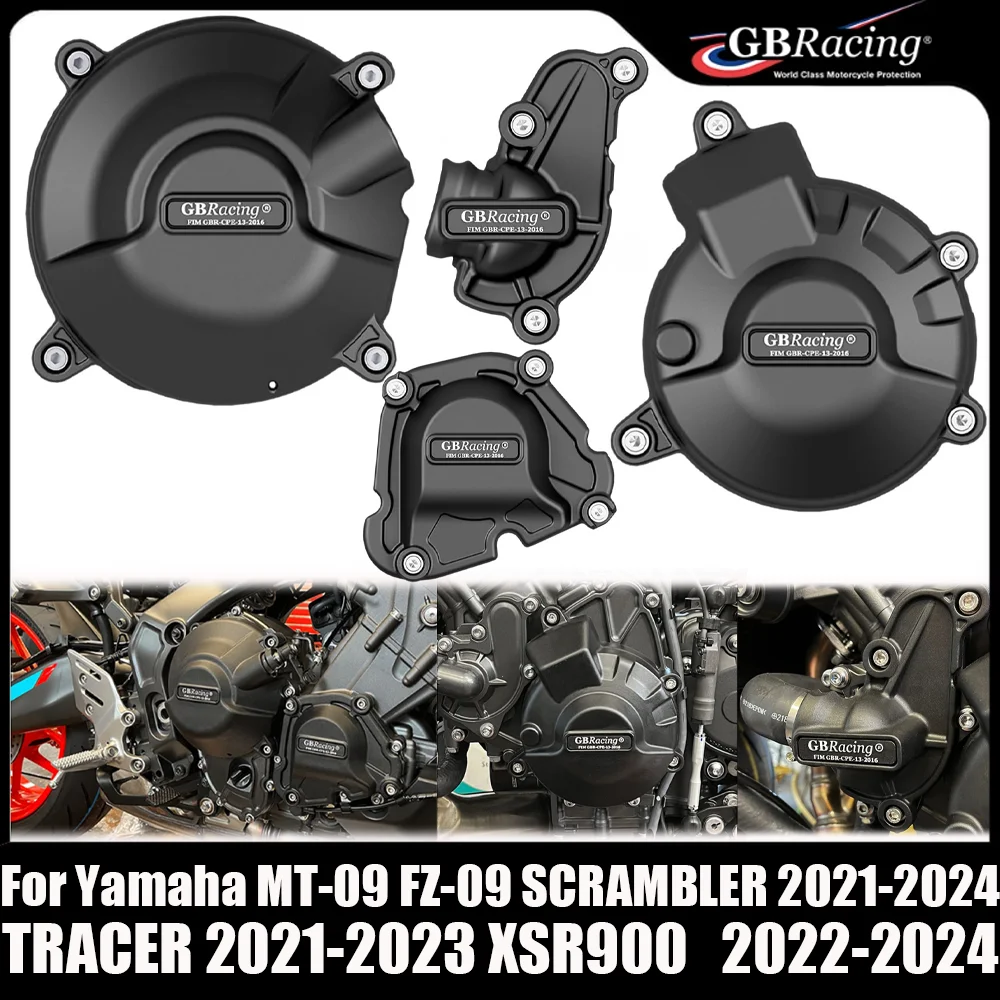 

GBRacing For Yamaha TRACER 2021-2023 XSR900 2022-2024 MT-09 FZ-09 SCRAMBLER 2021-2024 Motorcycles Engine Protection Cover